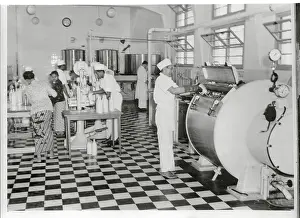 Interior of Dairy Sterilization Installation