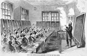 Teacher Prints: Interior Of Deaf And Dumb Asylum