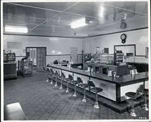 Counter Prints: Interior Of An Empty Diner