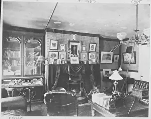 Massachusetts Prints: Interior of an Early Harvard University Dormitory Room