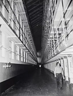 Interior of Folsom Prison