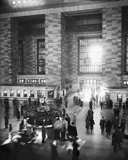 Motion Blur Prints: Interior of Grand Central Station