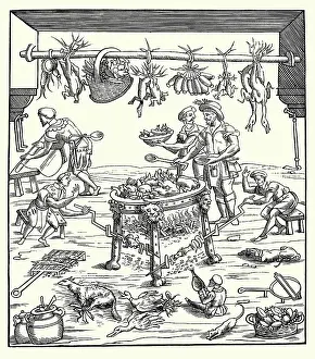Spit Prints: Interior of an Italian Kitchen