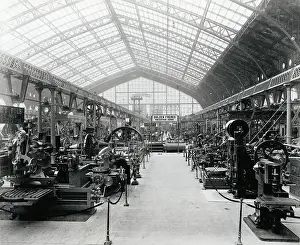 Exposition Prints: Interior Of Machinery Exhibition Bldg