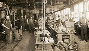 Interior Of A Metal Factory