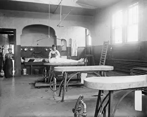 Hospital Prints: Interior Of Morgue At Bellvue Hospital