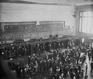 Busy Prints: Interior of New York Stock Exchange