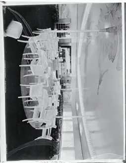 Comfortable Prints: Interior of Ocean Liner S. S. Nieuw Amsterdam