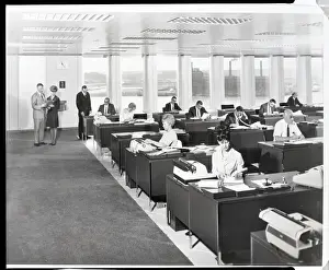 Interior Of Office At Caterpiller Co