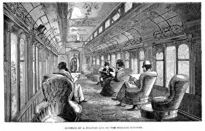 Images Dated 16th February 2014: Interior of a Pullman Car
