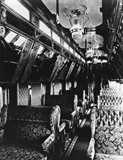 Interior of a Pullman Passenger Car