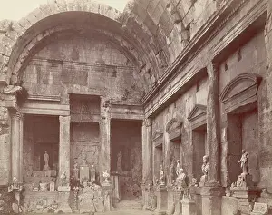Nimes Prints: Interior of Temple of Diana
