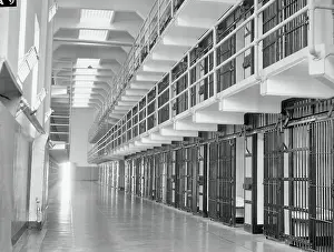 Interior View of Alcatraz Prison