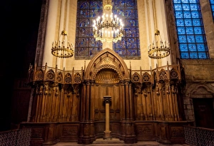 Images Dated 23rd December 2012: Interior view of Chartres Cathedral
