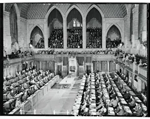 Interior View of the House of Commons