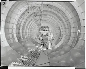 Interior View of Howard Hughes Flying Boat