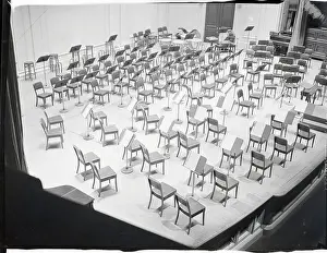 Photographic Study Prints: Interior View of a Large Music Hall