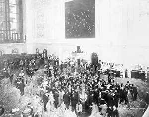 Interior View of the New York Stock Exchange