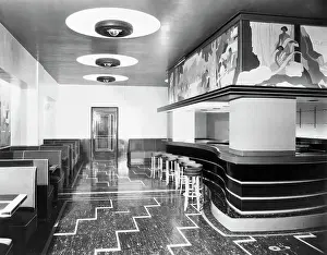 Futuristic Prints: Interior View of Rubber Room