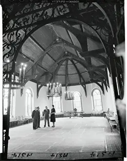 Queen Mother Prints: Interior View of Wave Hill Residence