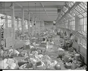 Interior View of Wrecked Prison After Mutiny