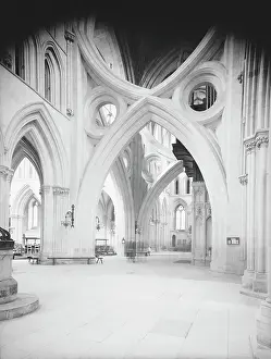 Somerset Prints: Interior Of Wells Cathedral