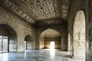 Interiors view of Khas Mahal, Agra Fort, Agra, Uttar Pradesh, India