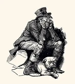 THE INTERMINABLE WAIT FOR THE MASTER AND HIS DOG -High resolution with lots of detail