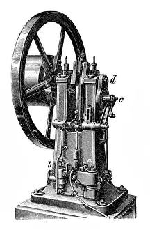 Fire Natural Phenomenon Prints: Internal combustion engine