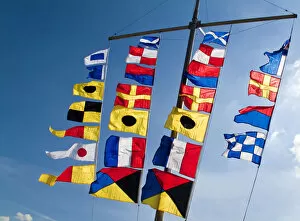 Images Dated 2nd April 2010: International maritime signal flags, international code of signals