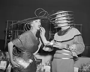 Rooster Prints: Interplanetary Man And Woman