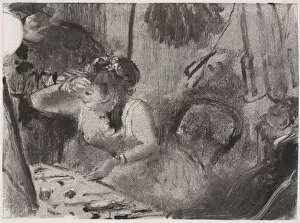 Images Dated 28th September 2011: Intimacy Monotype by Edgar Degas