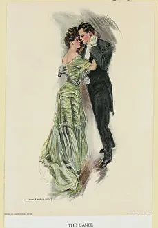 Intimate Couple Dancing Together