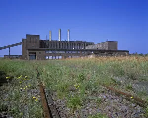 Images Dated 27th August 2017: Intustrial ruin, abandond power station in Peenemunde, DDR time, Germany