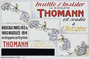 Race Prints: Inutile d'Insister la Bicyclette Thomann