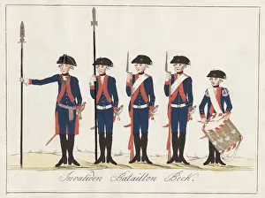 Soldiers Prints: Invaliden-Bataillon Beck