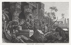 Images Dated 17th May 2017: Invasion of the Hyksos in Egypt c. 1650 BC, published 1880