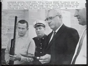 Garden City Prints: Investigators Displaying Clutter Murder Weapons