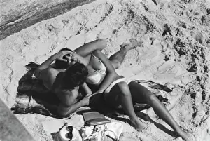 Sitting On Lap Prints: Ipanema Beach