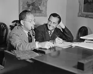 Ira Gershwin and Vernon Duke Writing