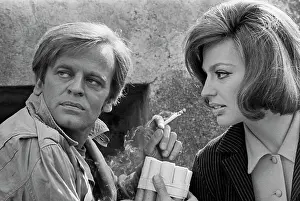 Ira von Furstenberg and Klaus Kinski in Vatican Story