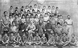 Baghdad Prints: Iraqi Boy Scouts in Posed Picture