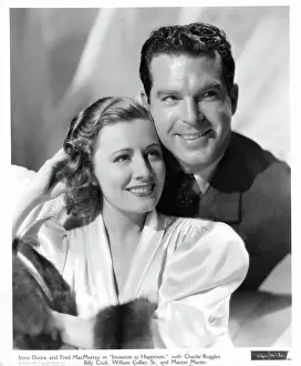 Lac0025 Prints: Irene Dunne And Fred MacMurray In Invitation To Happiness
