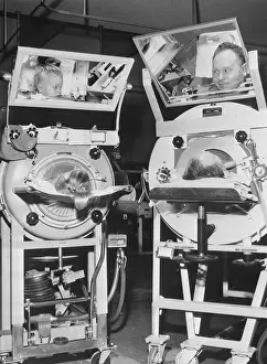 Poliomyelitis Prints: Iron Lung Patients