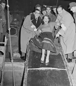 Irving Berlin and Bob Hope Enjoying Company of Model