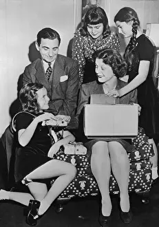 Irving Berlin Celebrating Christmas with His Family