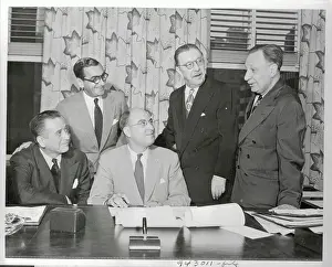 Irving Berlin with NBC Officials
