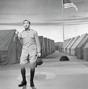 Irving Berlin Performing in Military Uniform