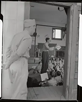 Irving Berlin Rehearsing at Camp Upton