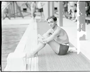 Irving Berlin Sitting on Deck
